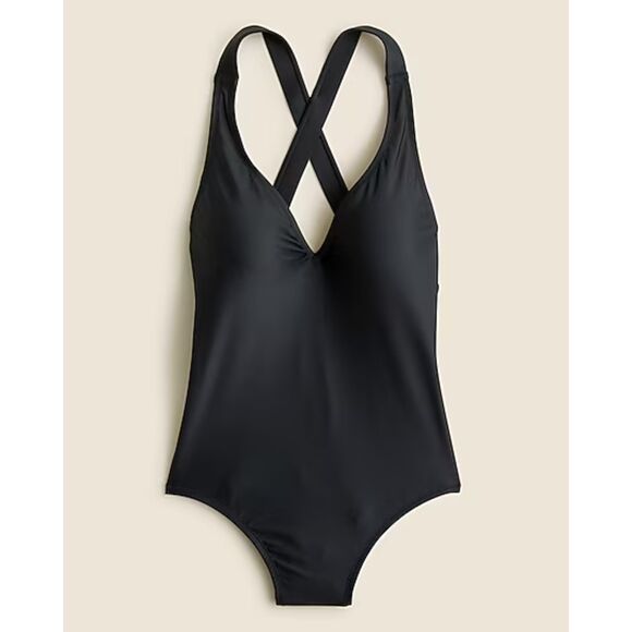 J. Crew Other - NWT J. Crew High-support cross-back one-piece - Size 12